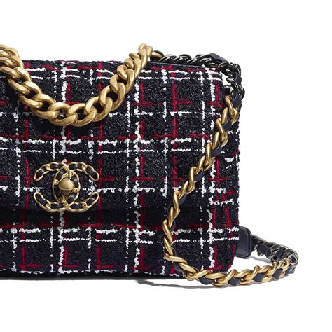 chanel flap bag tweed|Chanel tweed shopping bag.